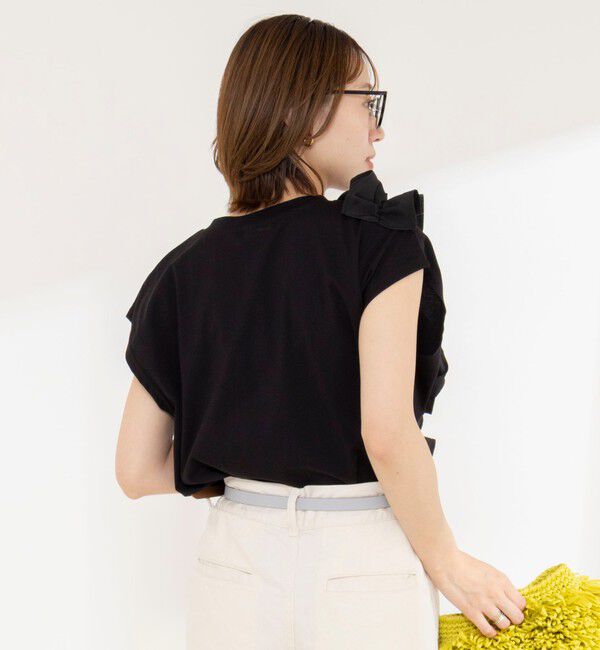 NOLLEY'S「【WEB限定】フリルTシャツ」|Tシャツ・カットソー|