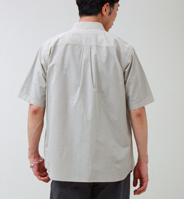 GLOSTER「オーバーフローサッカーニットテープS/Sシャツ」|シャツ・ブラウス|