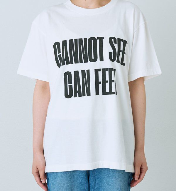  「予約【A・MONN】【綿100%/洗濯機洗い可】feelロゴTee」|Tシャツ・カットソー|