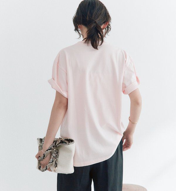  「予約【A・MONN】【綿100%/洗濯機洗い可】feelロゴTee」|Tシャツ・カットソー|