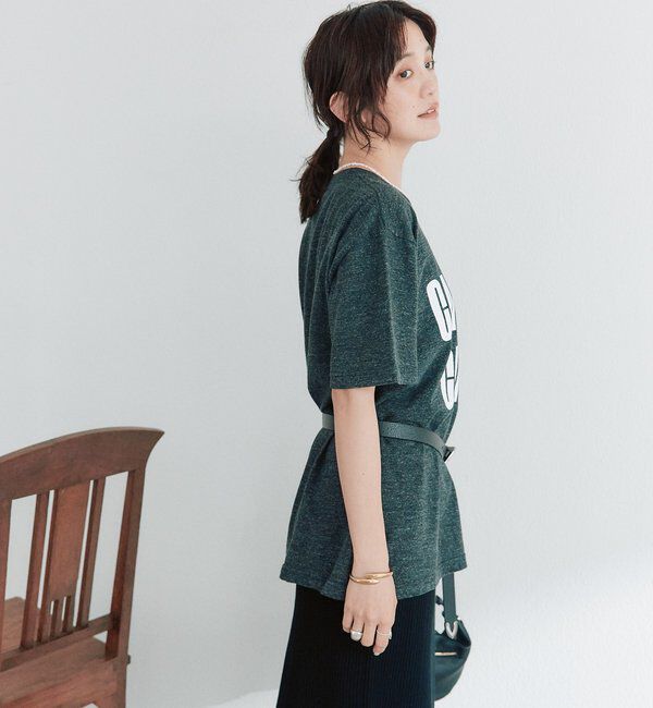  「予約【A・MONN】【綿100%/洗濯機洗い可】feelロゴTee」|Tシャツ・カットソー|