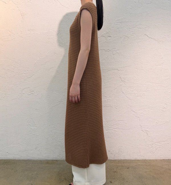  「ハイスリットニットワンピース」|ワンピース|