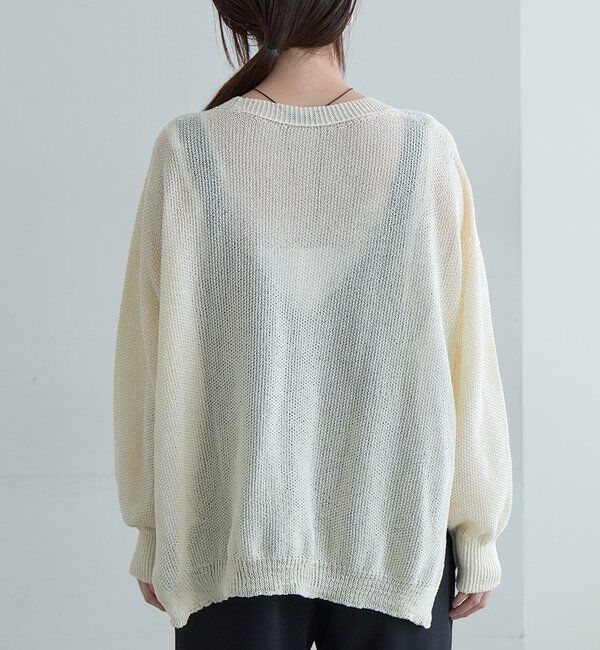  「【新色登場】ペーパーヤーンカーディガン」|カーディガン|