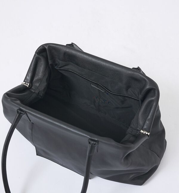 ABAHOUSE「【YArKA/ヤーカ】 real leather long frame soft」|ボストンバッグ|