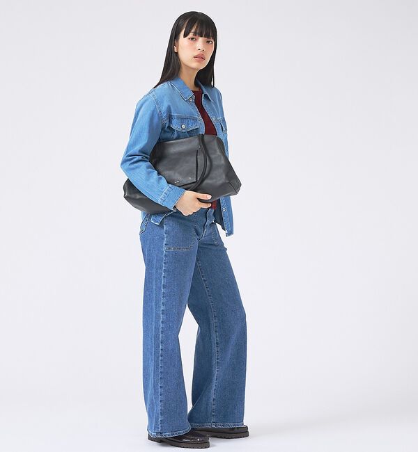 ABAHOUSE「【YArKA/ヤーカ】 real leather long frame soft」|ボストンバッグ|