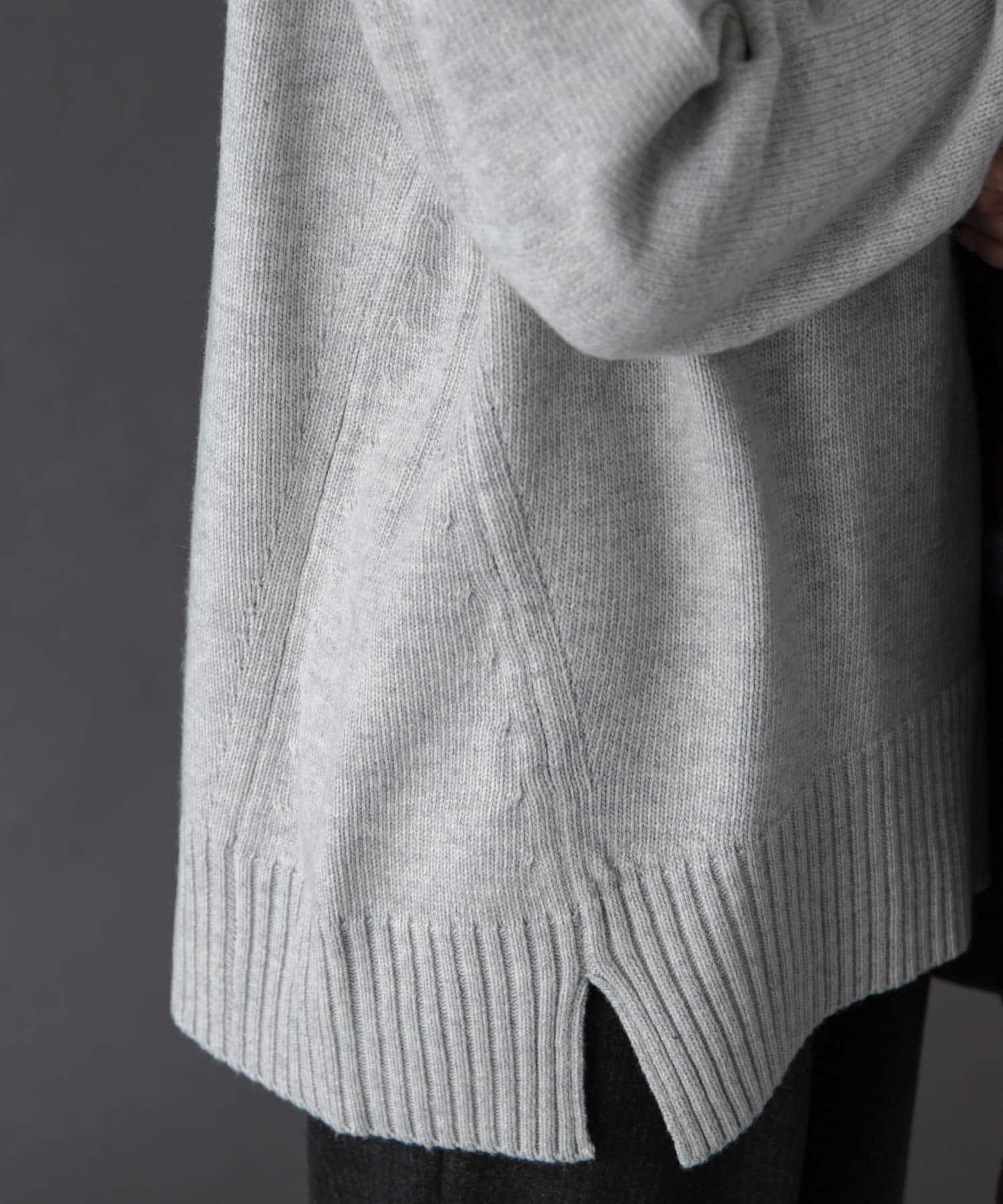 URBAN RESEARCH DOORS「FORK&SPOON　ハイネックロングニット」|ニット・セーター|