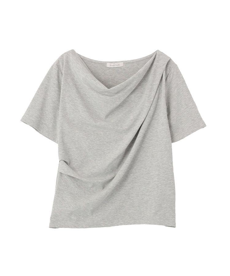 Green Parks「5分袖ドレーププルオーバー」|Tシャツ・カットソー|