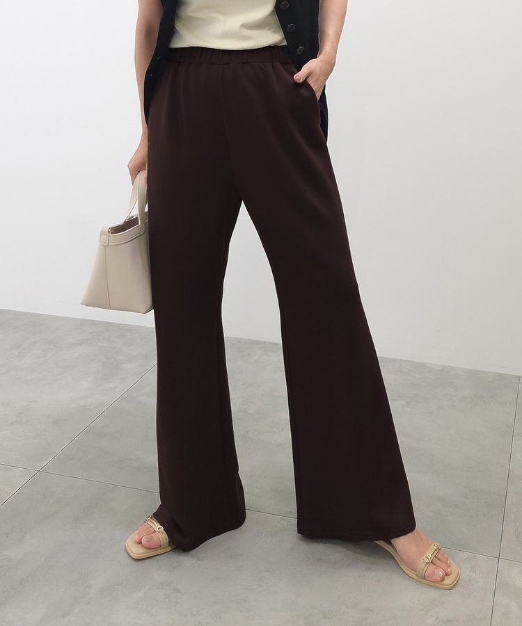 Green Parks「カットフレアパンツ」|その他|Dark Brown