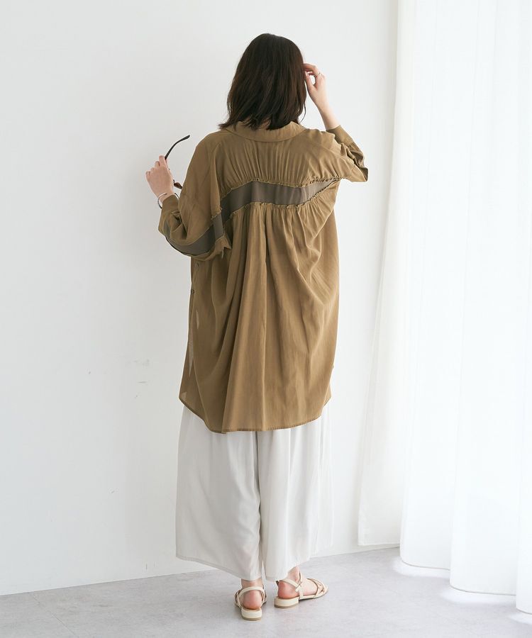 YECCA VECCA「【セットアップ可能】シルキータックワイドパンツ」|その他|