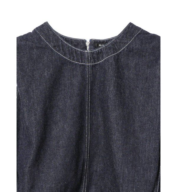 mizuiro ind「mizuiro ind デニムベスト(ONEWASH)」|ベスト・ジレ|