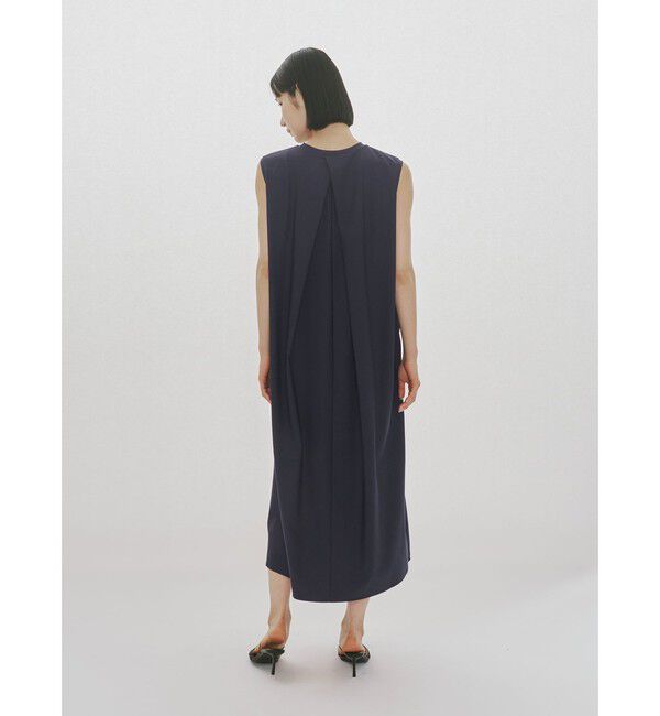 MIDIUMISOLID「MIDIUMISOLID for Ladies エッセンシャルバックタックドレス」|ワンピース|