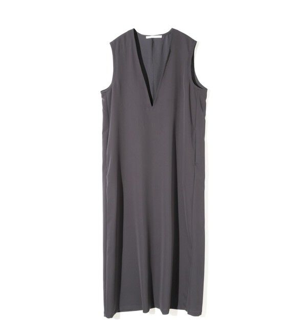 MIDIUMISOLID「MIDIUMISOLID for Ladies 2WAYスキッパーワンピース」|ワンピース|チャコールグレー