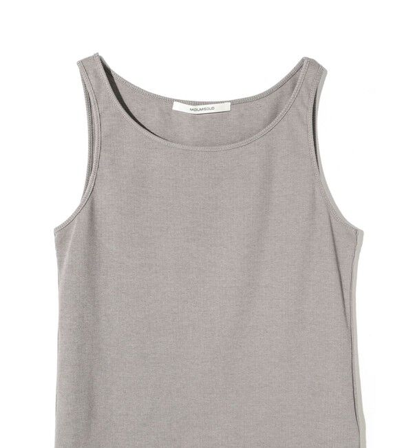 MIDIUMISOLID「MIDIUMISOLID for Ladies フィットリブタンクトップ」|Tシャツ・カットソー|