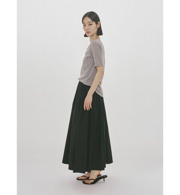 MIDIUMISOLID「MIDIUMISOLID for Ladies リブヘンリーネックプルオーバー」|Tシャツ・カットソー|