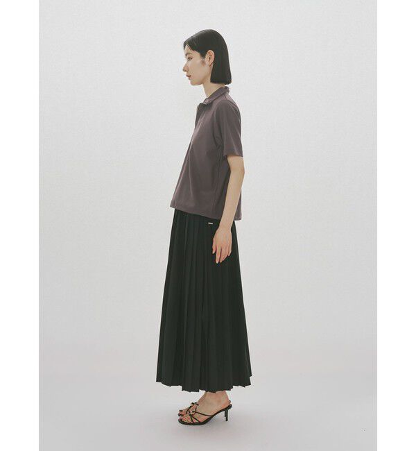 MIDIUMISOLID「MIDIUMISOLID for Ladies エッセンシャルジップネックトップス」|Tシャツ・カットソー|