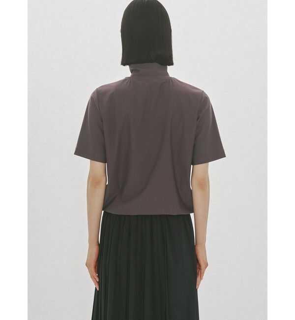 MIDIUMISOLID「MIDIUMISOLID for Ladies エッセンシャルジップネックトップス」|Tシャツ・カットソー|