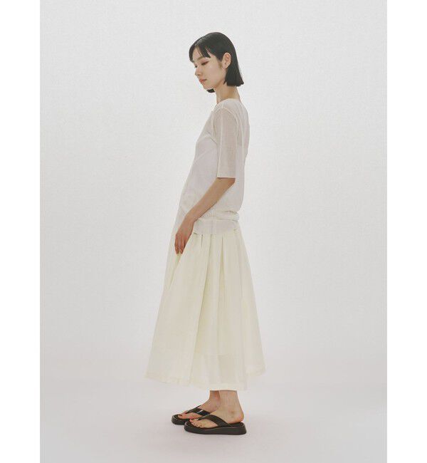 MIDIUMISOLID「MIDIUMISOLID for Ladies フレアミドルスカート」|スカート|