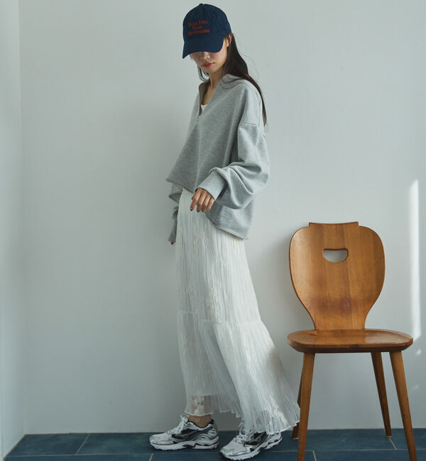 Doux archives「キーネックスウェットプルオーバー」|Tシャツ・カットソー|