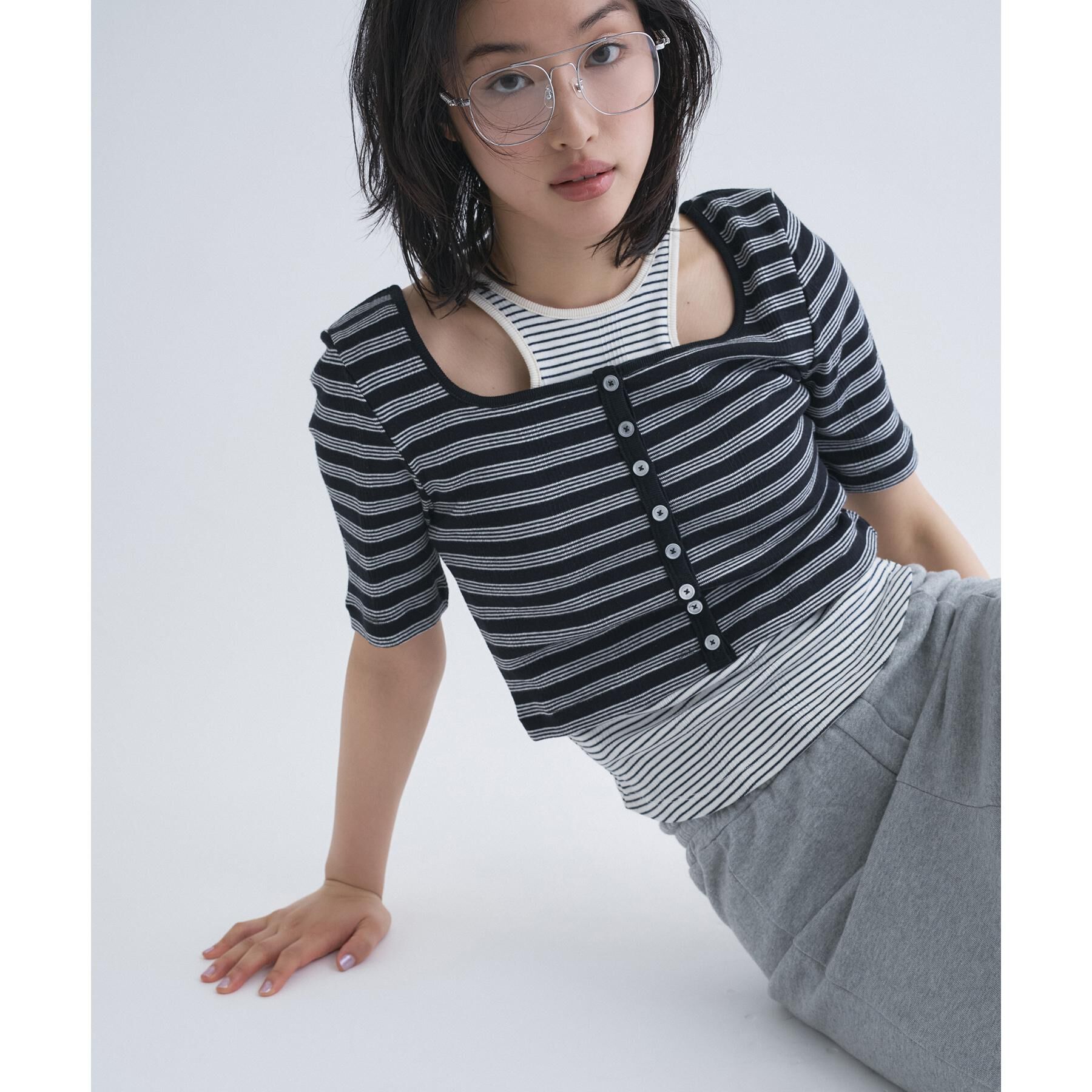 CODE A「Robert P. Miller＊CODE A｜twin layer tank set」|その他|ブラック(019)