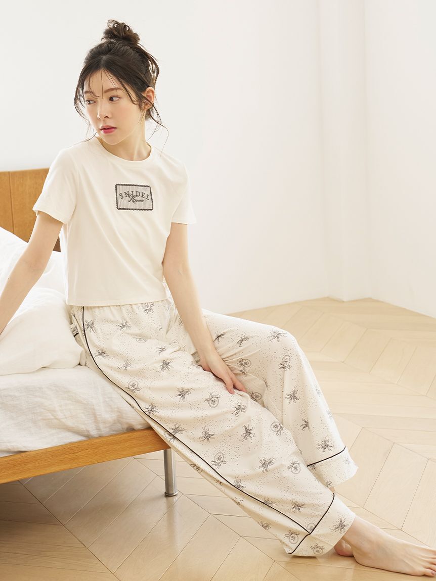 SNIDEL HOME「【Moilis】ロングパンツ」|ルームウェア|