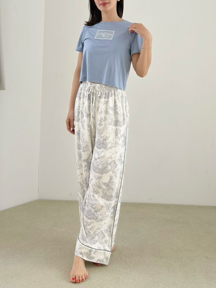 SNIDEL HOME「【Moilis】ロングパンツ」|ルームウェア|
