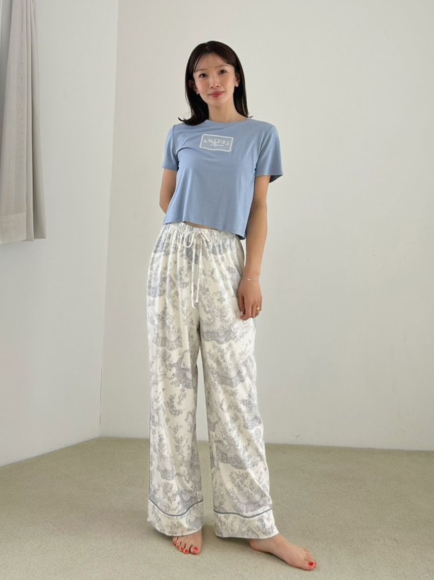 SNIDEL HOME「【Moilis】ロングパンツ」|ルームウェア|BLU