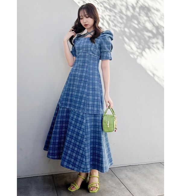 dazzlin「【再生産分】2WAYスイッチングステッチワンピース」|ワンピース|