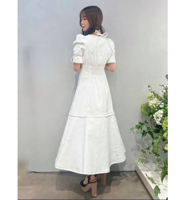 dazzlin「【再生産分】2WAYスイッチングステッチワンピース」|ワンピース|