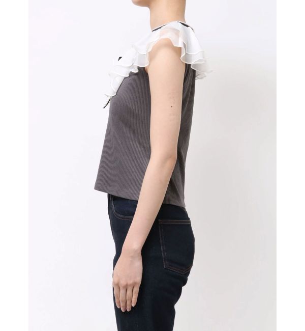 dazzlin「【WEB限定】ティアードカラーコンビトップス」|Tシャツ・カットソー|