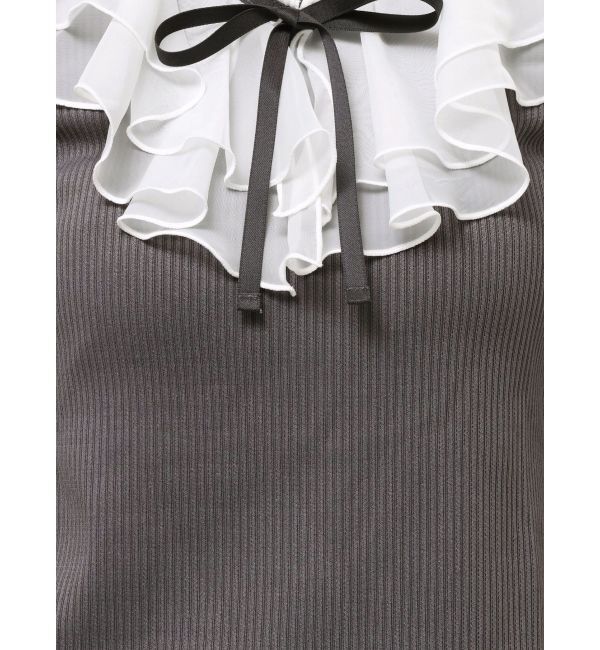 dazzlin「【WEB限定】ティアードカラーコンビトップス」|Tシャツ・カットソー|