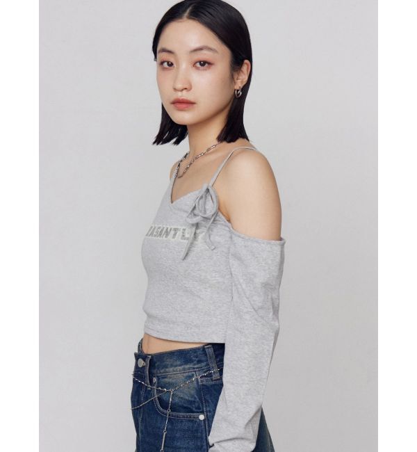 EMODA「レイヤードロゴロングスリーブTシャツ」|Tシャツ・カットソー|