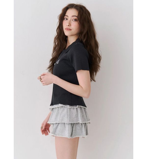 EVRIS「スウェットフリルショートパンツ」|その他|