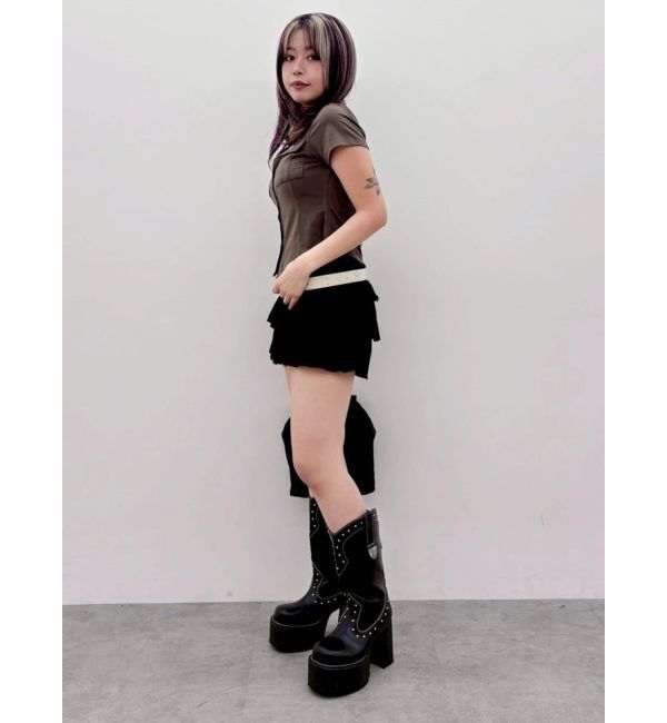 EVRIS「スウェットフリルショートパンツ」|その他|