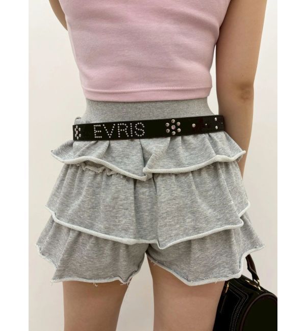 EVRIS「スウェットフリルショートパンツ」|その他|