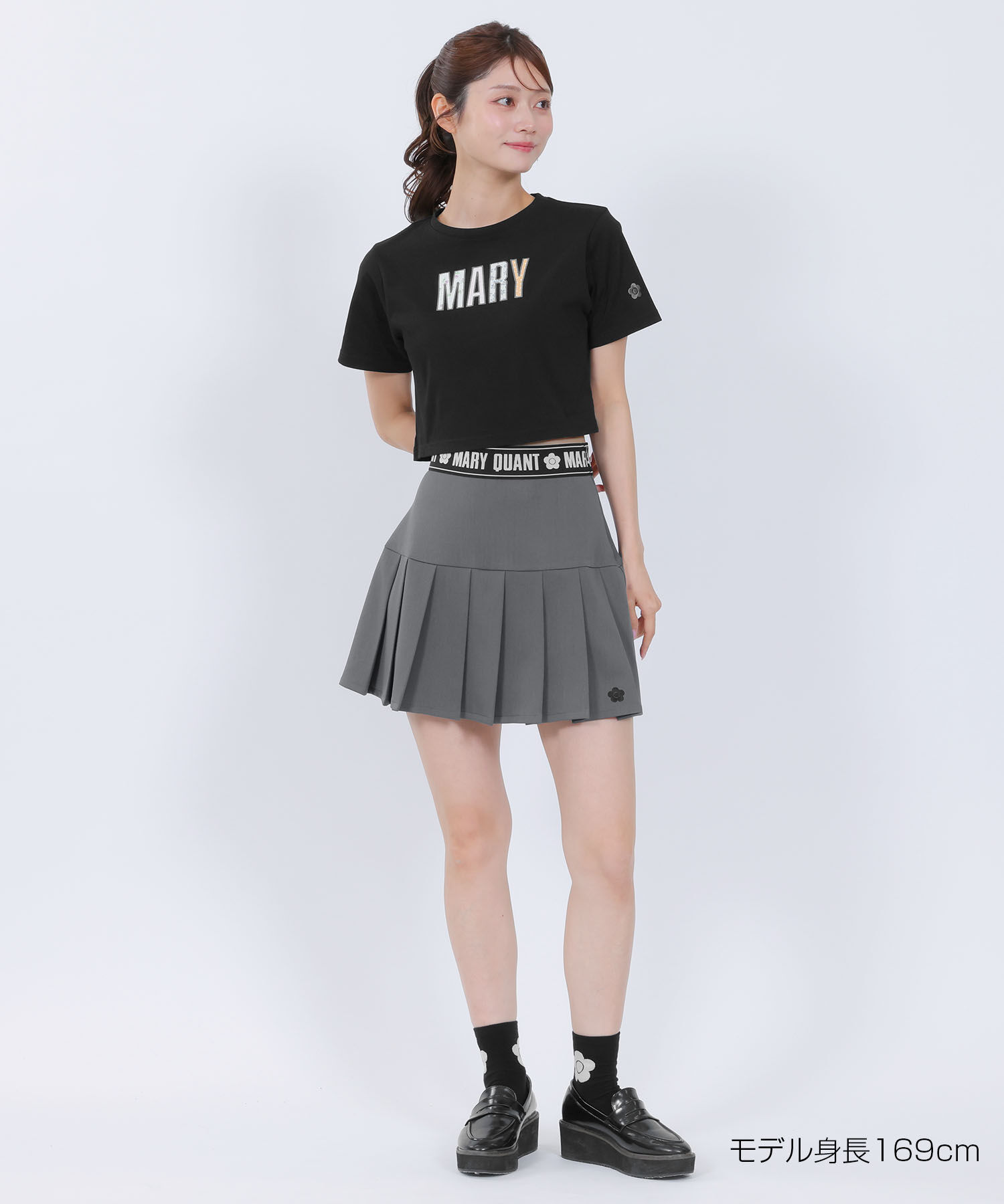 MARY QUANT「MARYアップリケロゴ Tシャツ」|Tシャツ・カットソー|