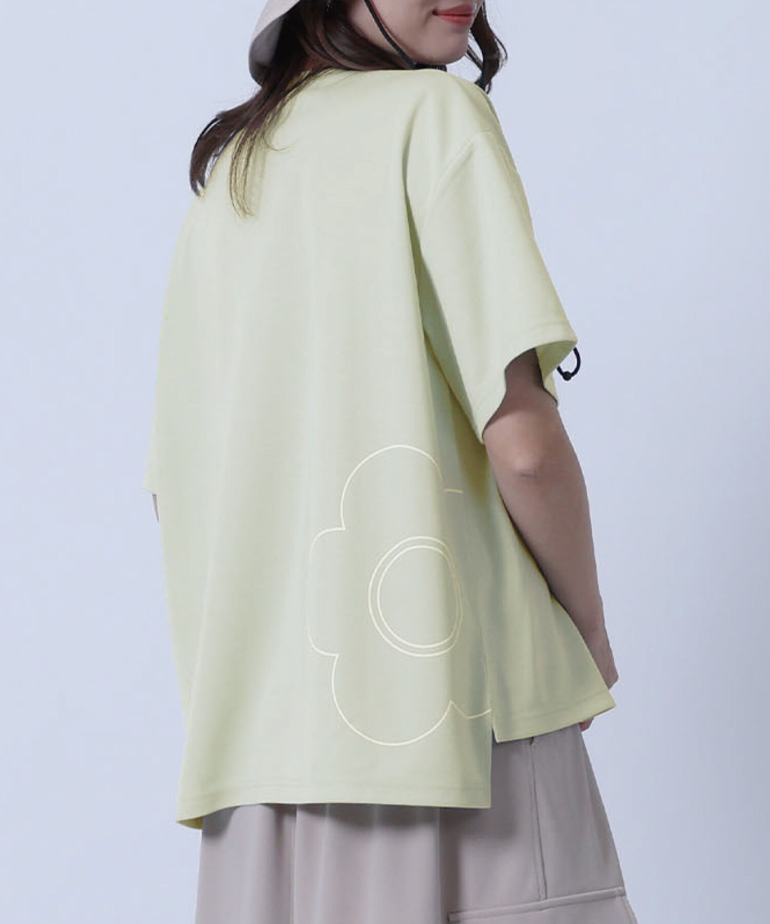 MARY QUANT「バックデイジーポンチ プルオーバー」|Tシャツ・カットソー|ライトグリーン
