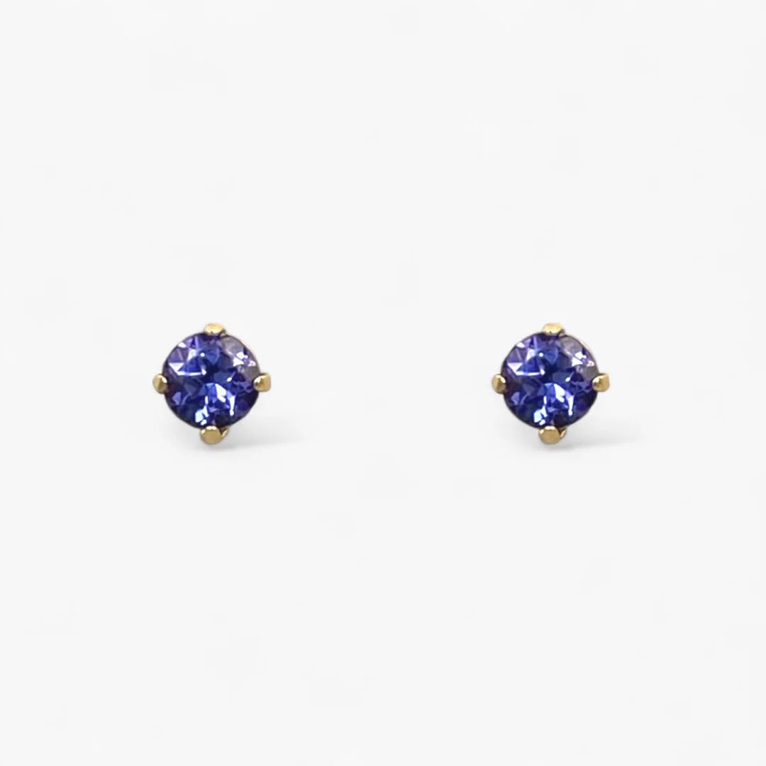KAORU「スペクトラム ピアス／K10イエローゴールド タンザナイト」|ピアス|