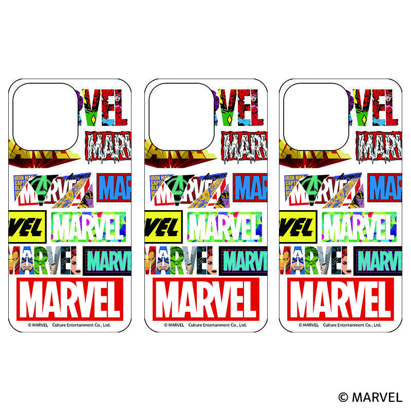 BACKYARD FAMILY「MARVEL マーベル グッズ 通販 ロゴ スマホシート まじかる百貨店スマホシート」|フィギュア・ホビー|