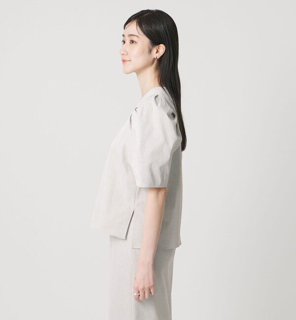 UNITED ARROWS「RIRANCHA ツイル ブラウス ‐ウォッシャブル‐」|シャツ・ブラウス|