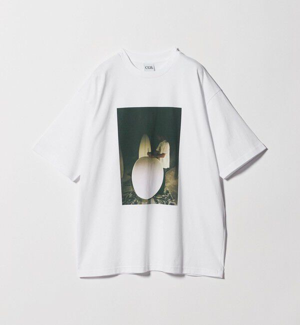 California General Store「＜CGS.＞ROKI ボード フォト Ｔシャツ」|Tシャツ・カットソー|WHITE