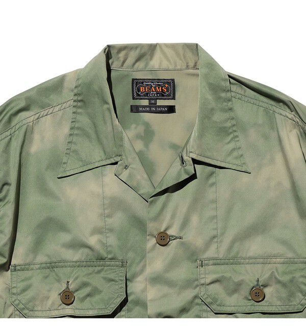 BEAMS PLUS「MIL-SHT NYCO Twill Pigment Print」|シャツ・ブラウス|