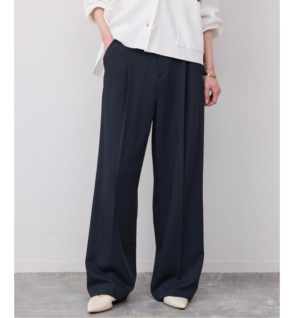 SLOBE IENA「《4サイズ展開》イージーワイドパンツ」|スラックス|