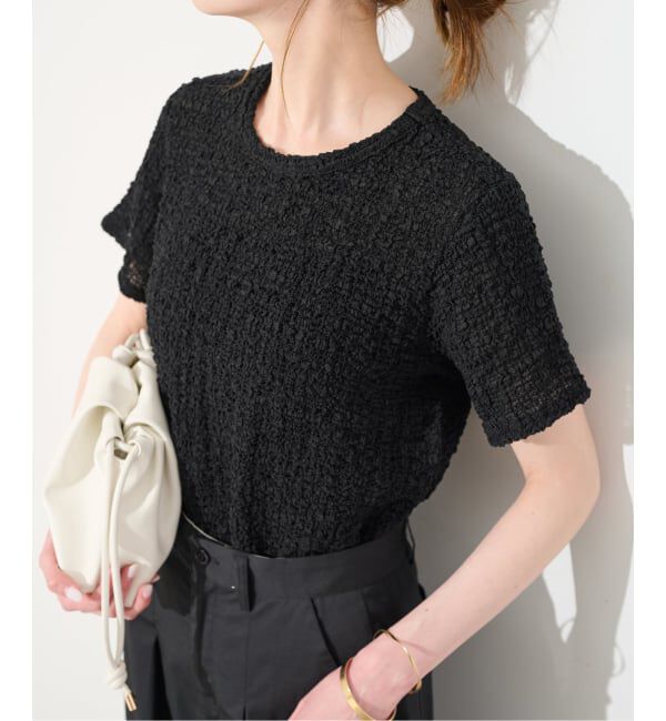 SLOBE IENA「シャーリングシアーTEE」|Tシャツ・カットソー|