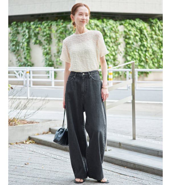 SLOBE IENA「シャーリングシアーTEE」|Tシャツ・カットソー|