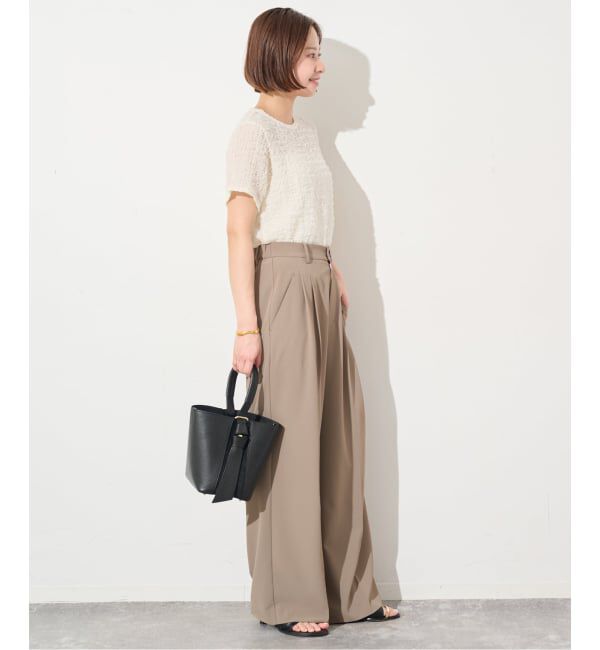 SLOBE IENA「シャーリングシアーTEE」|Tシャツ・カットソー|