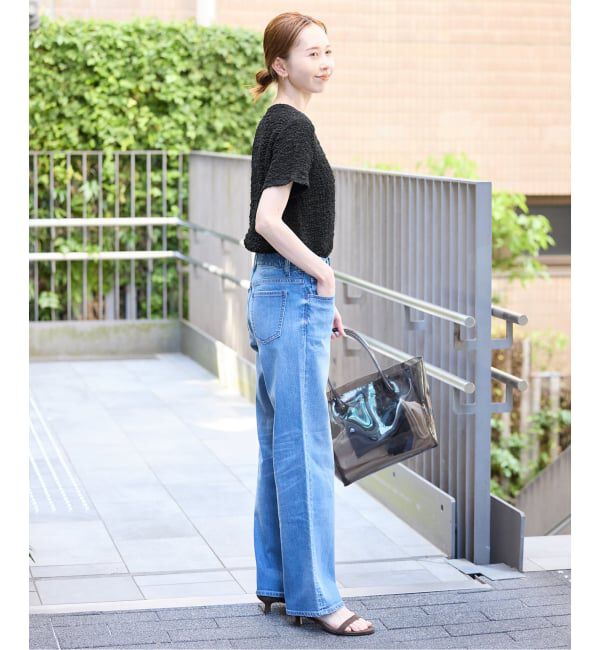 SLOBE IENA「シャーリングシアーTEE」|Tシャツ・カットソー|