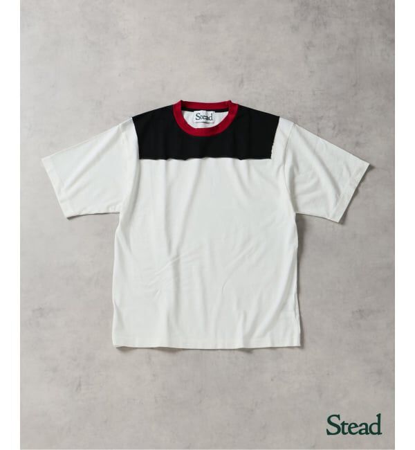 J.S.Homestead「Stead / ブロック オーバー ヨーク Tシャツ」|Tシャツ・カットソー|ホワイト