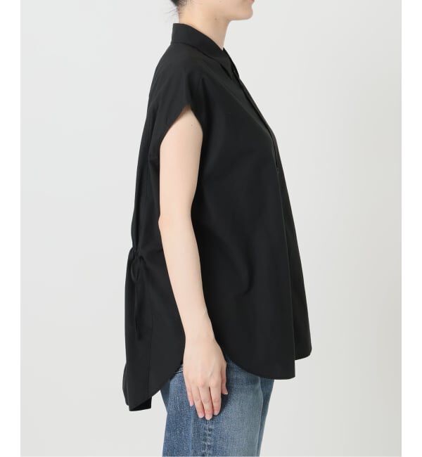 Spick and Span「《予約》バックギャザーフレンチスリーブシャツ」|シャツ・ブラウス|