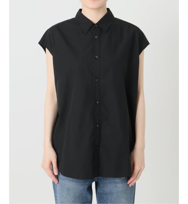 Spick and Span「《予約》バックギャザーフレンチスリーブシャツ」|シャツ・ブラウス|