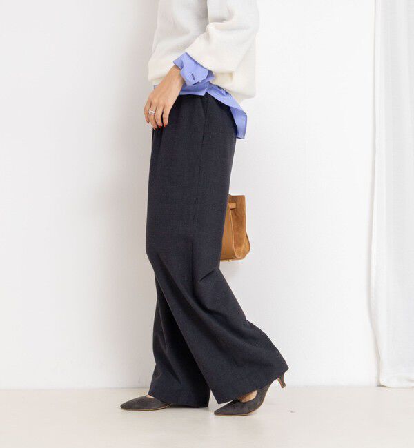 NOLLEY'S「ウォッシャブル両面起毛ワイドパンツ」|その他|